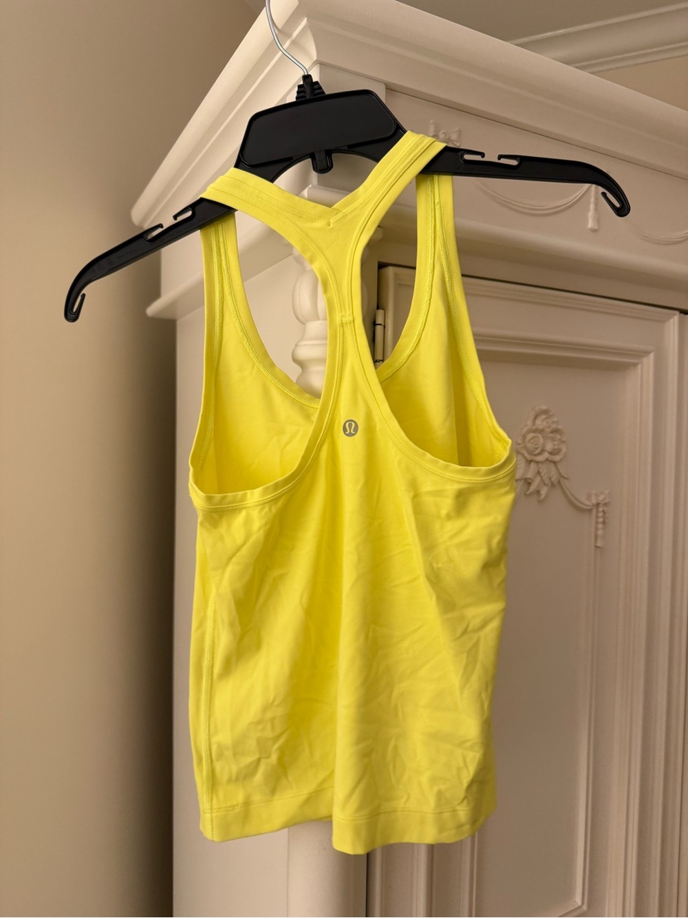 Women’s Racerback Tank Top - Yellow - Picture 3 of 3